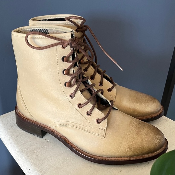 Woolrich 1830 Leather Lace-up Ankle Boots 7 - Picture 3 of 12